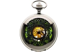 New Brand Mall Men’s Pocket Watch with Chains Steampunk Mechanical Pocket Watches Christmas Graduation Birthday Gifts Fathers Day