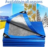 Onarway Tarpaulin 2m x 2m Heavy Duty 110GSM Blue with Grommets view 7