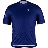 Garneau Mens Connection Urban Cycling Jersey | Short Sleeve Road Bike Shirt with 3 Pockets | Breathable Quick Dry & UPF 30+