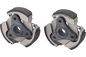 Tomotato 3 Shoes Centrifugal Clutch Plate, Improved Handling Metal Alloy Spring Clutch Pad for 49cc Mini Quad Pocket Bike Dir