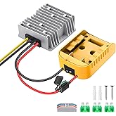 20v to 12v Step Down Converter,Compatible with Dewalt 20V Battery,DC 12V 20A 240W Buck Converter,Multi-Layer Safety Design Fu