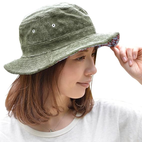 Amazon Clef クレ リバーシブル Sakura ハット 帽子 バケット Amazon Clef クレ リバーシブル Sakura ハット 帽子 バケット