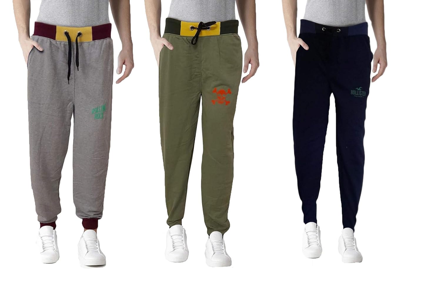 Buy RA Mens Poly Cotton Track Pants (MTP163) Combo Of 3 at Amazon.in
