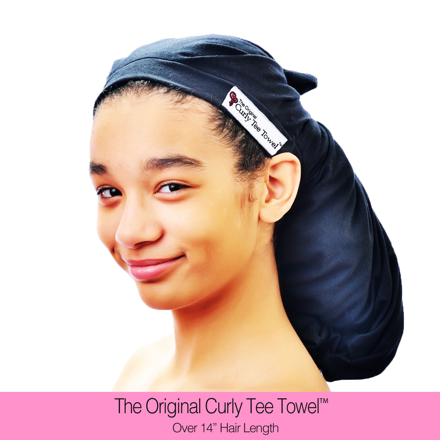 The Original Curly Tee Towel TShirt Hair Drying Towel