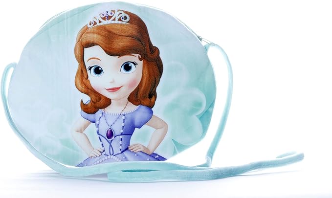 HC Toys LLP | Rapunzel Princesses Soft Cute Cartoon Printed Canvas Material Sling Bags for Baby Girls Kids Casual Purse (Age 1 to 8 Years) | Green