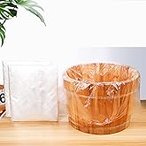 Hoypeyfiy 160Pcs Foot Bath Basin Plastic Bags Foot Soak Bath Liners for Foot Pedicure Spa Hotel Home Use
