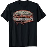 C-172 Skyhawk Vintage Retro C172 Airplane Flying Pilot T-Shirt