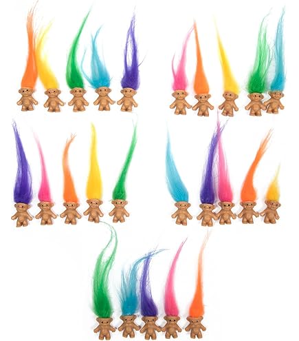 Amazon.com: Russ Berrie Good Luck Troll Orange Hair Witch Costume