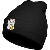 Funny Cat Beanies, Cute Gothic Cool Cat Knit Hat for Men and Women