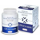 DCA-LAB DCA - Sodium Dichloroacetate 500mg - Purity >99.9%, Made in Europe, Certificate of Analysis Included, Tested in a Certified Laboratory, Buy Directly from Manufacturer, 120 Capsules