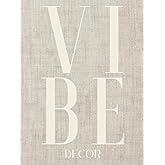 Vibe Decor: Modern Trivia For The Design Enthusiasts | Decorative Hardcover Coffee Table Styling Book For Staging and Stacking