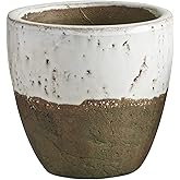 47th & Main Ceramic Two Tone Planter, Large, Two-Toned