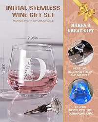 Personalized Wine Glass for Women – Custom Etched