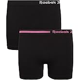 Reebok Girls Bike Shorts - 2 Pack Stretch Performance Dance Cartwheel Shorts for Girls - Seamless Underwear Shorties (6-16)