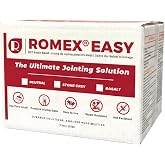 ROMPOX Easy Neutral &ndash; Pre-Mixed Permeable Paver Joint Compound for Patios, Walkways &amp; DIY Projects, Water Permeable, Weed Resistant, Frost Safe, Fast Installation, 33 lb