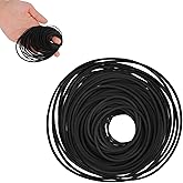 50 Pcs Recorder Rubber Belts Cassette Recorder Repair Maintenance Tape Machine Rubber Belt 40-135 mm Mix Flat Cassette Belts for DVD CD LD VCR Repeater Drives 1mm Width