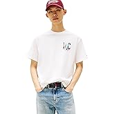 Tommy Jeans Mens Short Sleeve Cotton Graphic T-Shirts with Vintage Design