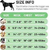 Belababy Soft No Pull Dog Harness Medium Reflective Adjustable Green view 2