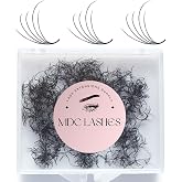 MDC Lashes Camellia Eyelash Extensions, Layered Volume Lashes, Soft and Jet Black Color, Long Lasting, Easy To Use (5D 0.07 C 10-13mm)