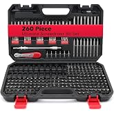 260-Piece Ultimate Precision Screwdriver Bit Set, Premium Security Bit Set Includes Magnetic Security Bits, Nut Driver, Ratchet Wrench and Bits Holder