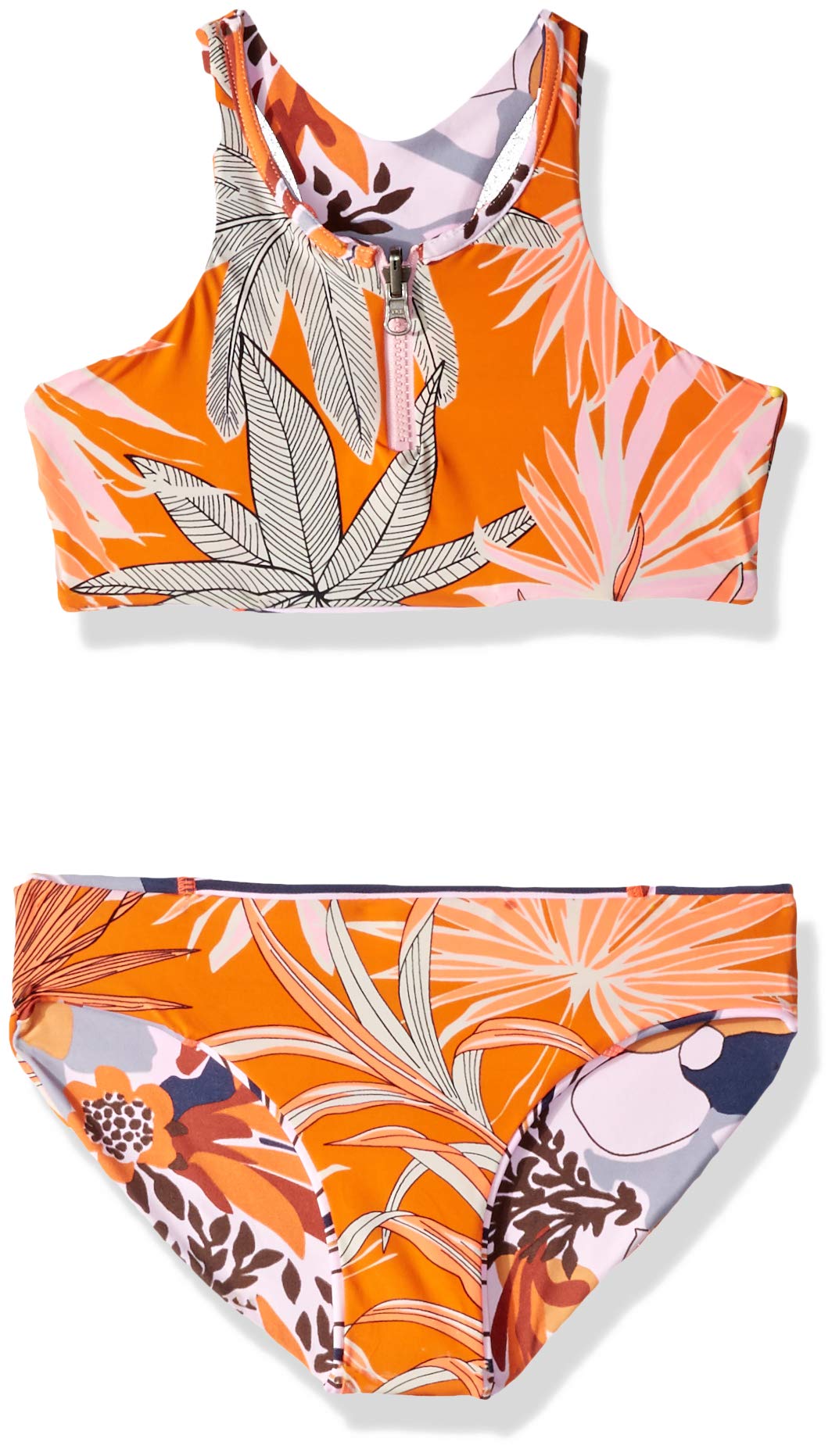 Maaji Girls' High Neck with Zip Front Bikini Swimsuit Set Beachwear Central