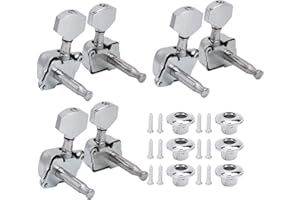 Guitar Tuning Keys, Glossy Acoustic Guitar Tuning Pegs, Practical Convenient Exquisite Durable for Replacement Broken Acousti