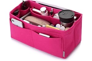 ZTUJO Felt Purse Organizer, Multi Pocket Bag in Bag Organizer For Tote & Handbag Shaper, Speedy 30, Speedy 35 and Speedy 40