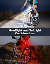 Glangeh Ultra Slim Bike Lights Front Rear 4+6 Modes IP65 USB-C view 2