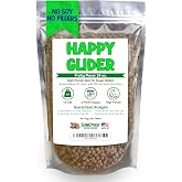 Happy Glider Premium Sugar Glider Food - High Protein, Calcium, Vitamins and Minerals, Complete Nutrition for Small Animals and Exotic Pets, 2 Months Supply - Fruity, 1.5 lbs
