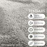 GC Gaveno Cavalia 8 Piece Towel Bale Set 450 GSM Silver 4F 2H 2B view 4