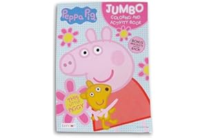 COLORING BOOKS Peppa Pig Coloring & Activity Book ''Pretty Little Peppa - 80 Pages
