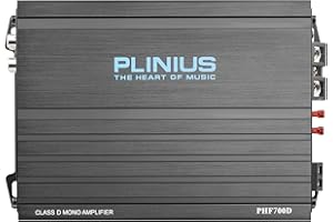 PLINIUS PHF700D car Audio Amplifier Monoblock Class D MOSFER 700 watts RMS Remote Subwoofer Level Control