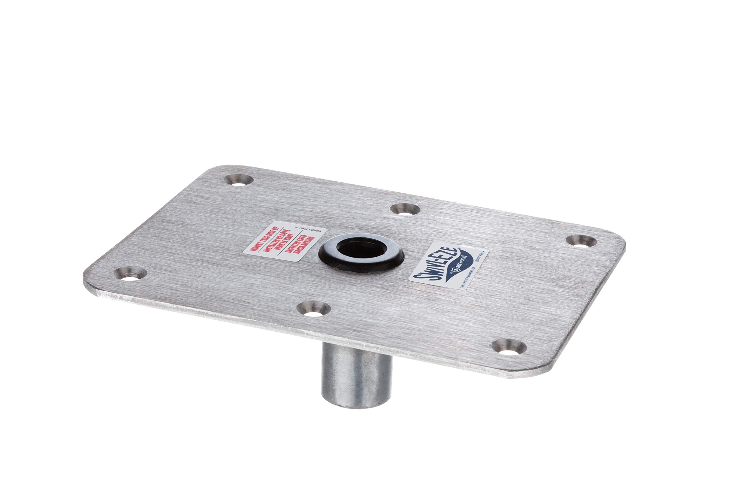 Attwood SP-66839 Swivl-Eze Lock'N-Pin Stainless Steel Non-Threaded Boat Seat Post Base, One Size Image