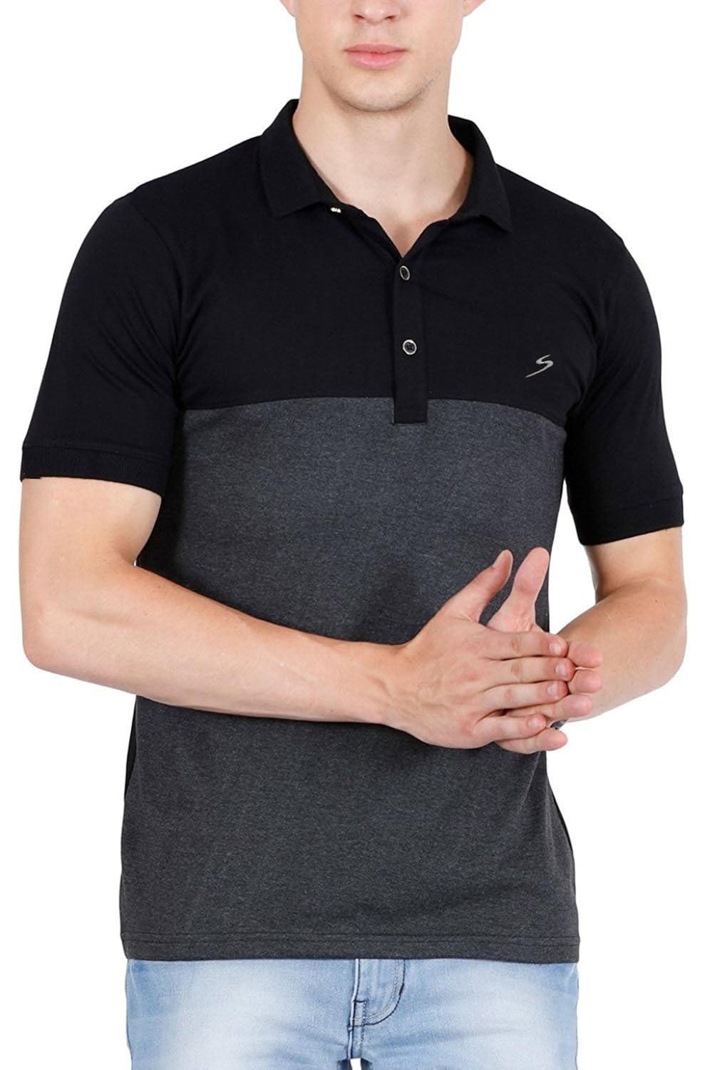 scatchite men's cotton polo