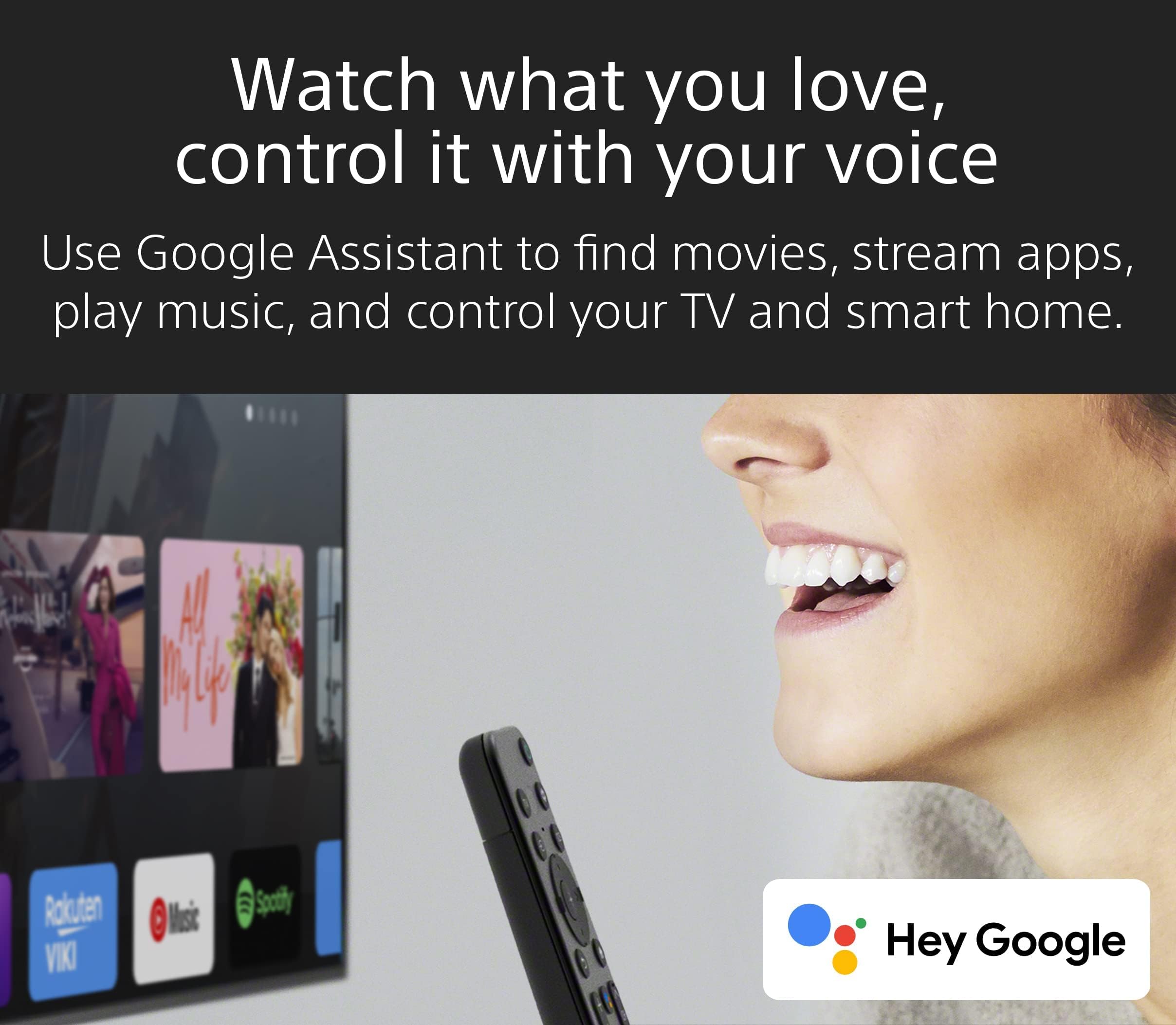Sony 75 Inch 4K Ultra HD TV X85K Series: LED Smart Google TV with Dolby Vision HDR and Native 120HZ Refresh Rate KD75X85K- Latest Model,Black