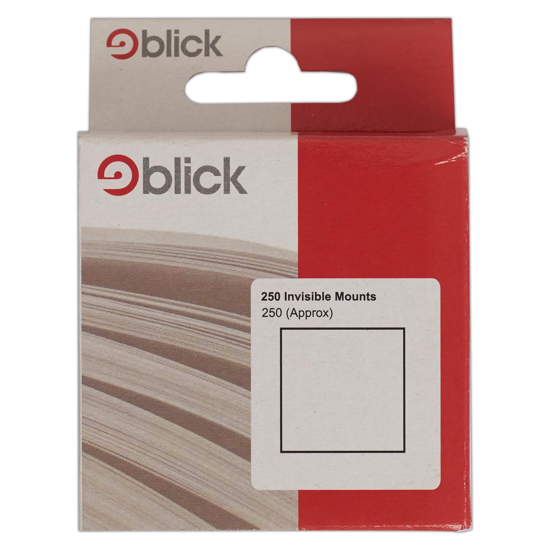 Blick Invisible Mounts, White, Square, 250 Labels, for Home, Office, Family, School