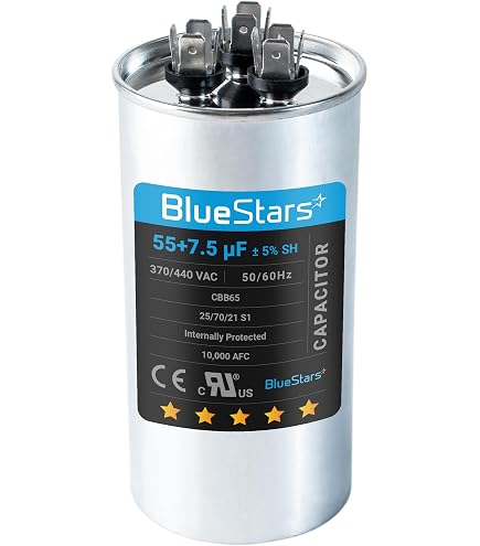 Mars 12008 Motor Run Capacitor | 10 MFD Oval 370VAC - HVAC/R Genuine
