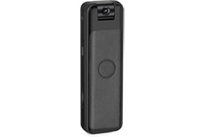 PANHDK Clip on Body Camera Portable Wearable Video Recorder with 180 Degree Rotation Lens for Security Evidence Collection an