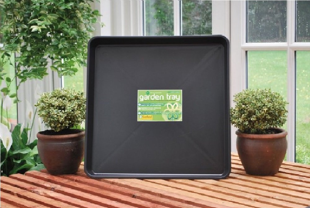 gravel tray greenhouse garland boot tray cat litter by TrapMan TrapMan large square plastic Tray