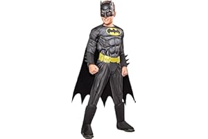 RUBIES Rubie's Costume Boys DC Comics Deluxe Batman Costume