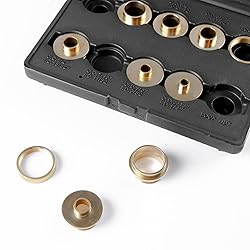 O'SKOOL 10 pcs Brass Router Template Bushing Guides