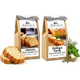 Rabbit Creek Beer Bread Mix Variety Pack of 2 | Classic Beer Bread, Italian Herb Beer Bread Mix, Easy to Make, Breadmaker Not Needed