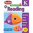 Reading and Phonics Skills, Kindergarten Workbook: At-Home Tutor, Word Families, Sight Words, Sequencing, Tracing, Alphabet, Handwriting