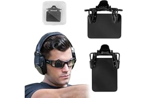 Vcxaykey 2 Packs International Standard Shooting Glasses Blinders Occluder Clip Patch, Shooting Competition Glasses Patch, Glasses shield, Archery Aiming Aid Training Equipment