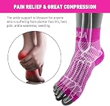 AVIDDA Ankle Support Brace 2 Pack Pink XL for Plantar Fasciitis Achilles view 2