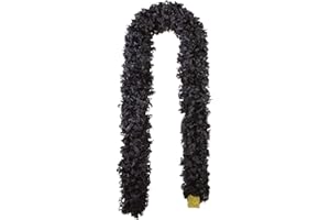HAPPY BOA FEATHERLESS Original Faux Feather Boa (Made of Yarn), U.S. Patent # D814,740. Cut to Length. Made in America