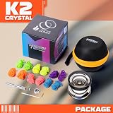 MAGICYOYO K2 Crystal Black Dual Purpose Kids Yoyo with Case 12 Strings view 6