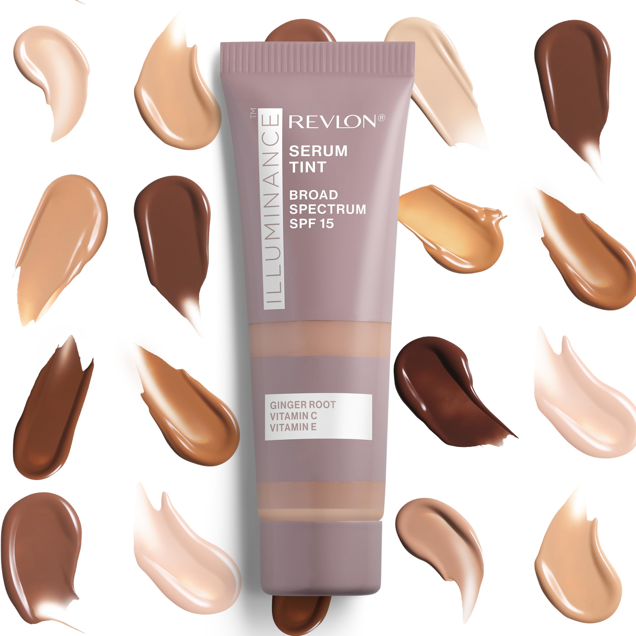 REVLON Illuminance Tinted Serum, Triple Hyaluronic Acid, Evens Out Skin Tone Over Time and Hydrates All Day, SPF 15, 317 Tan Sand, 0.94 fl oz.