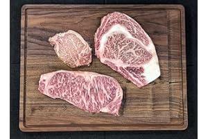 MEAT N' BONE Meat n Bone F1 Japanese Wagyu Steak Boneless Ribeye & Filet Mignon Butcher's Selection | Rich Flavor, Tender Texture, Intense Marbling Gourmet Meat (Bundle)
