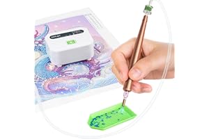 POLRAI Diamond Painting Accessories Vacuum Diamond Painting Pen Rechargeable Epainter Diamond Pen Diamond Art Accessories Tools No Wax for DIY 5D Diamond Art Craft Jewelry Bead Rhinestones